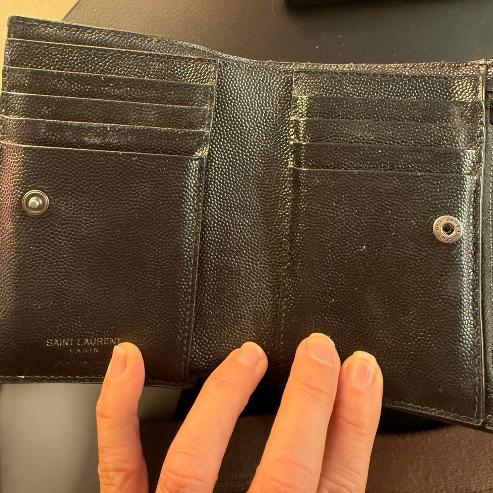 YSL Cassandre Matelasse Small Envelope Wallet - Picture 4 of 4